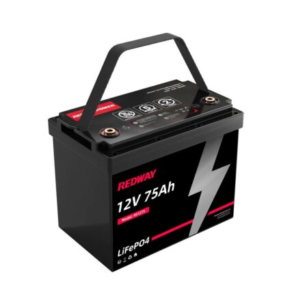 12v 75ah rv battery marine battery redway manufacturer factory 1275