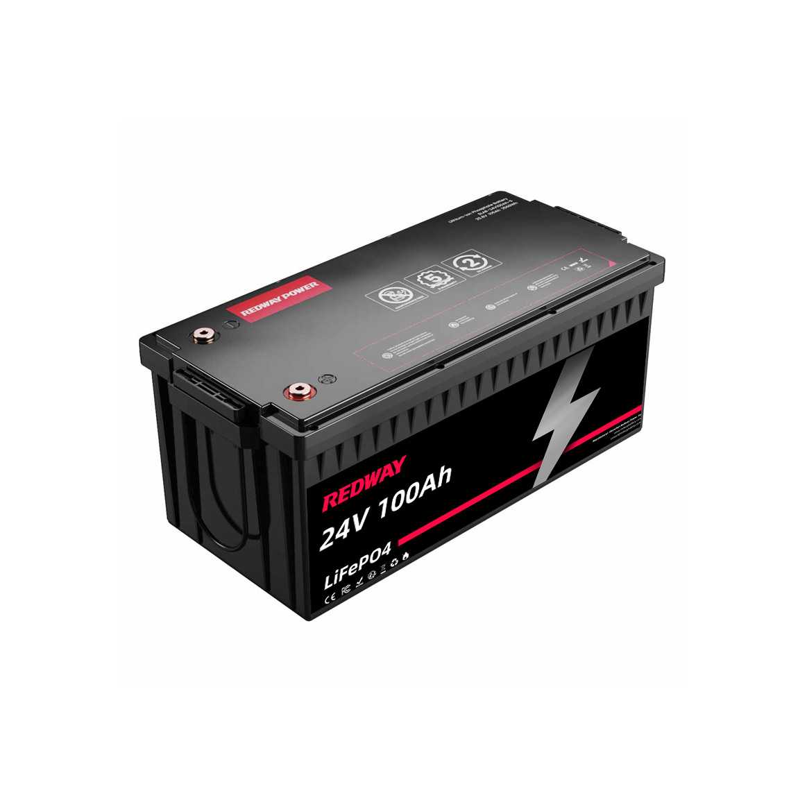 24V 100Ah Lithium Battery from Redway