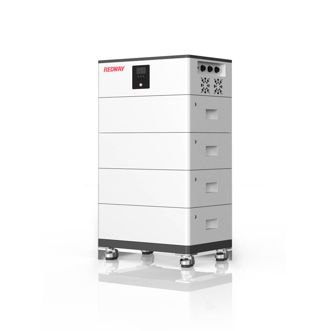 redway-battery-powerall-all-in-one-home-ess 100V 50Ah High Voltage Lithium Battery Module and Rack System (with BCU) / PM-HV10250-3U