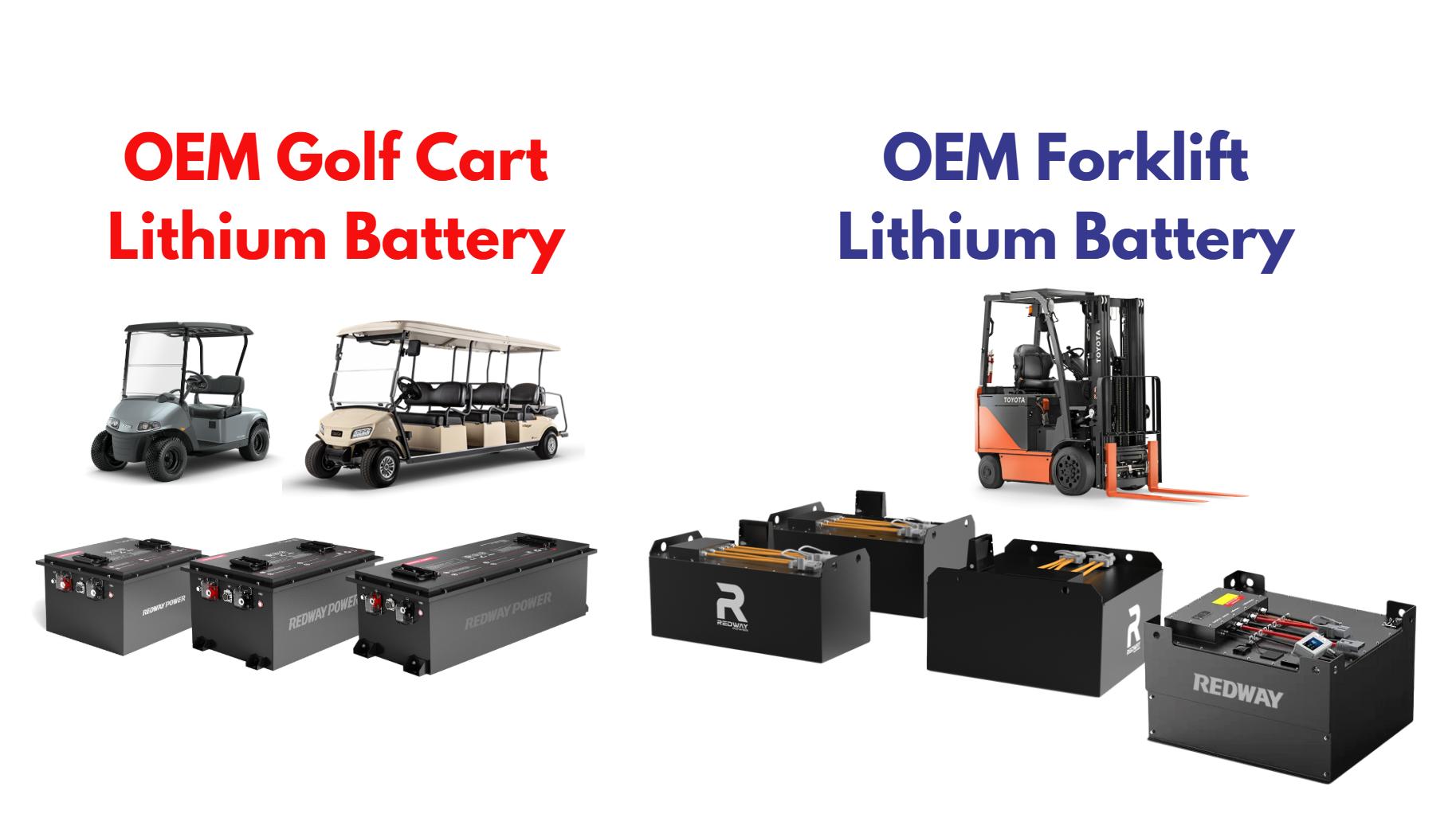 oem golf cart forklift lithium battery factory