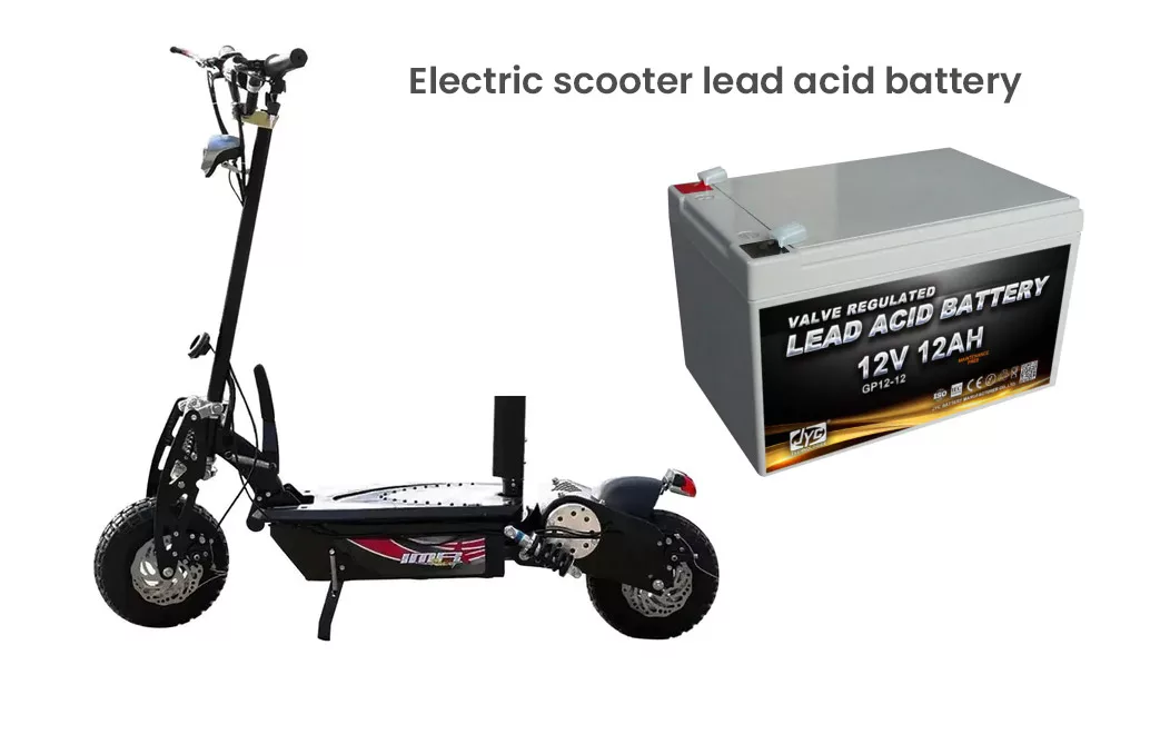 Electric scooter lead acid battery