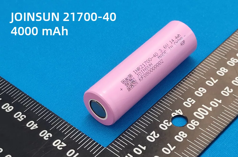 joinsun 21700 4000mAh lithium battery cell product , china lithium cell