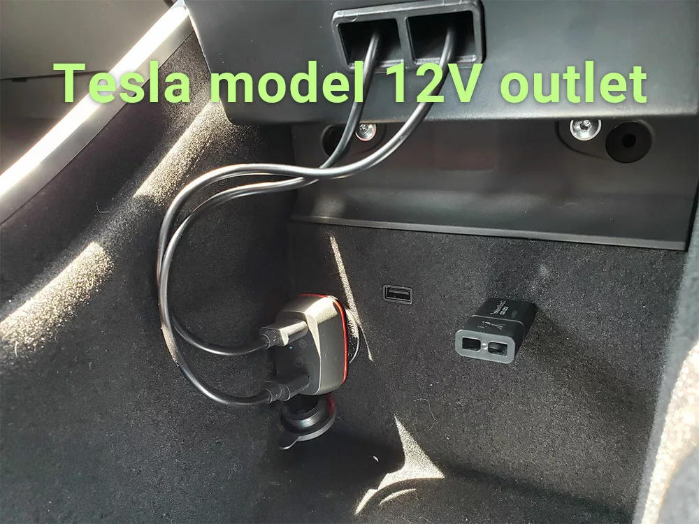 Tesla Model Y's 12V Outlet