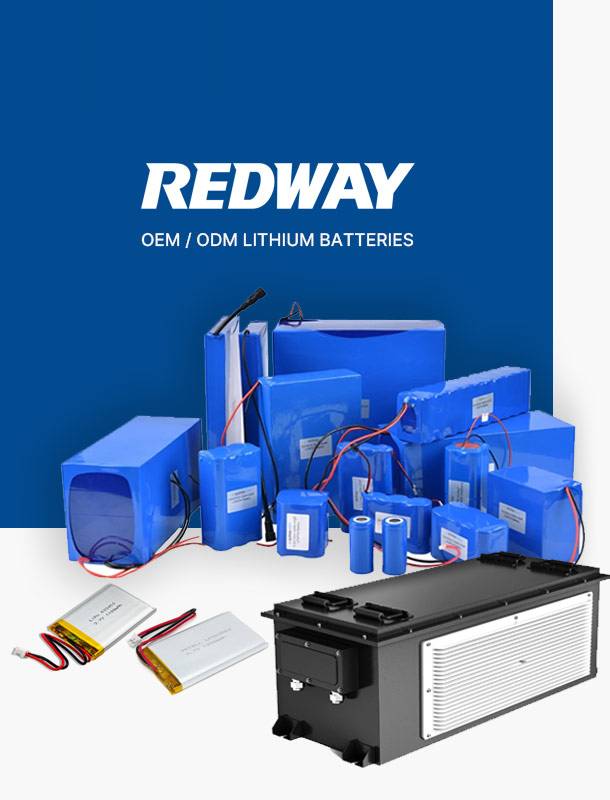 Custom lithium battery packs redway battery