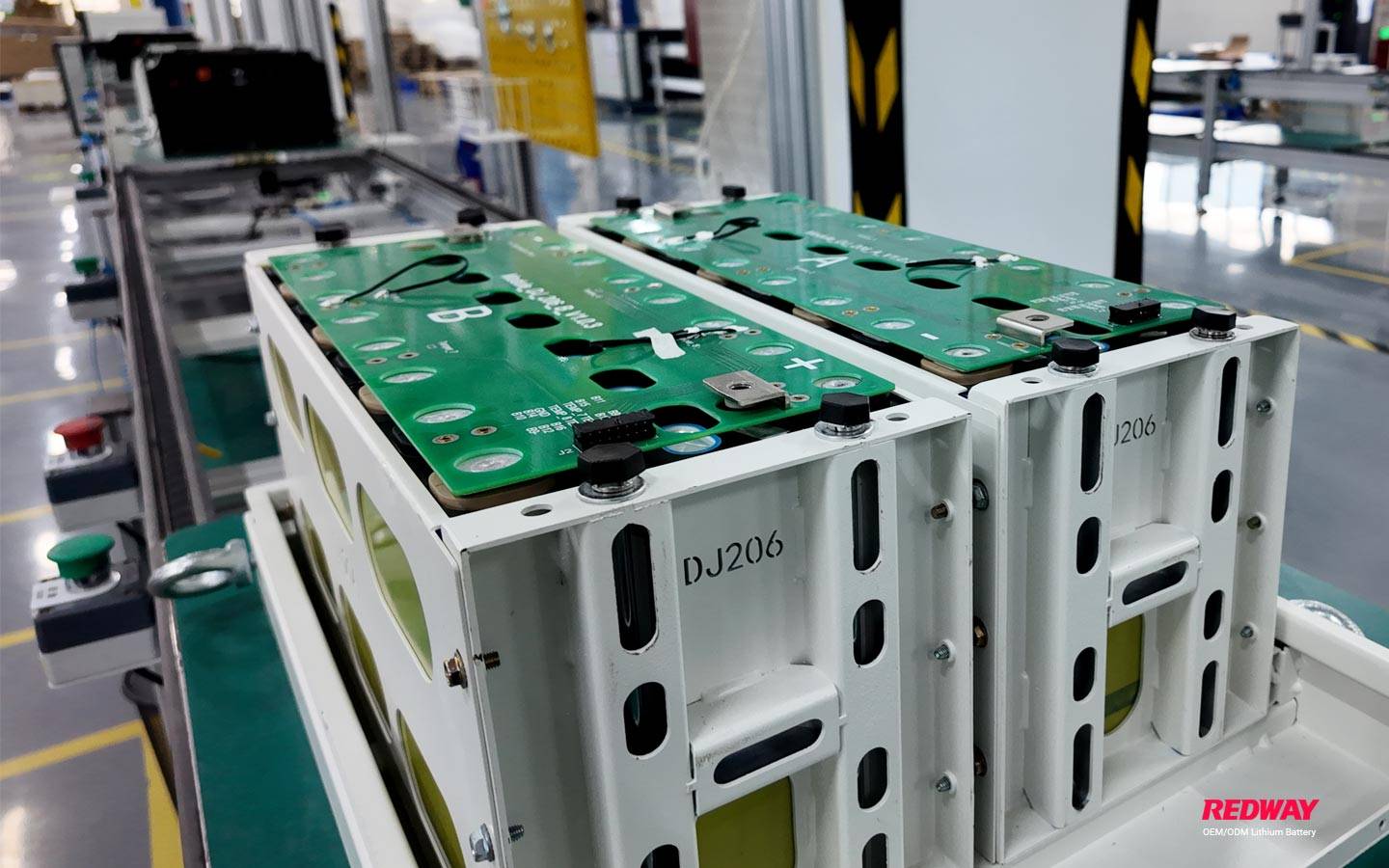Power Lithium Battery Pack Product at Redway Power lithium battery factory.