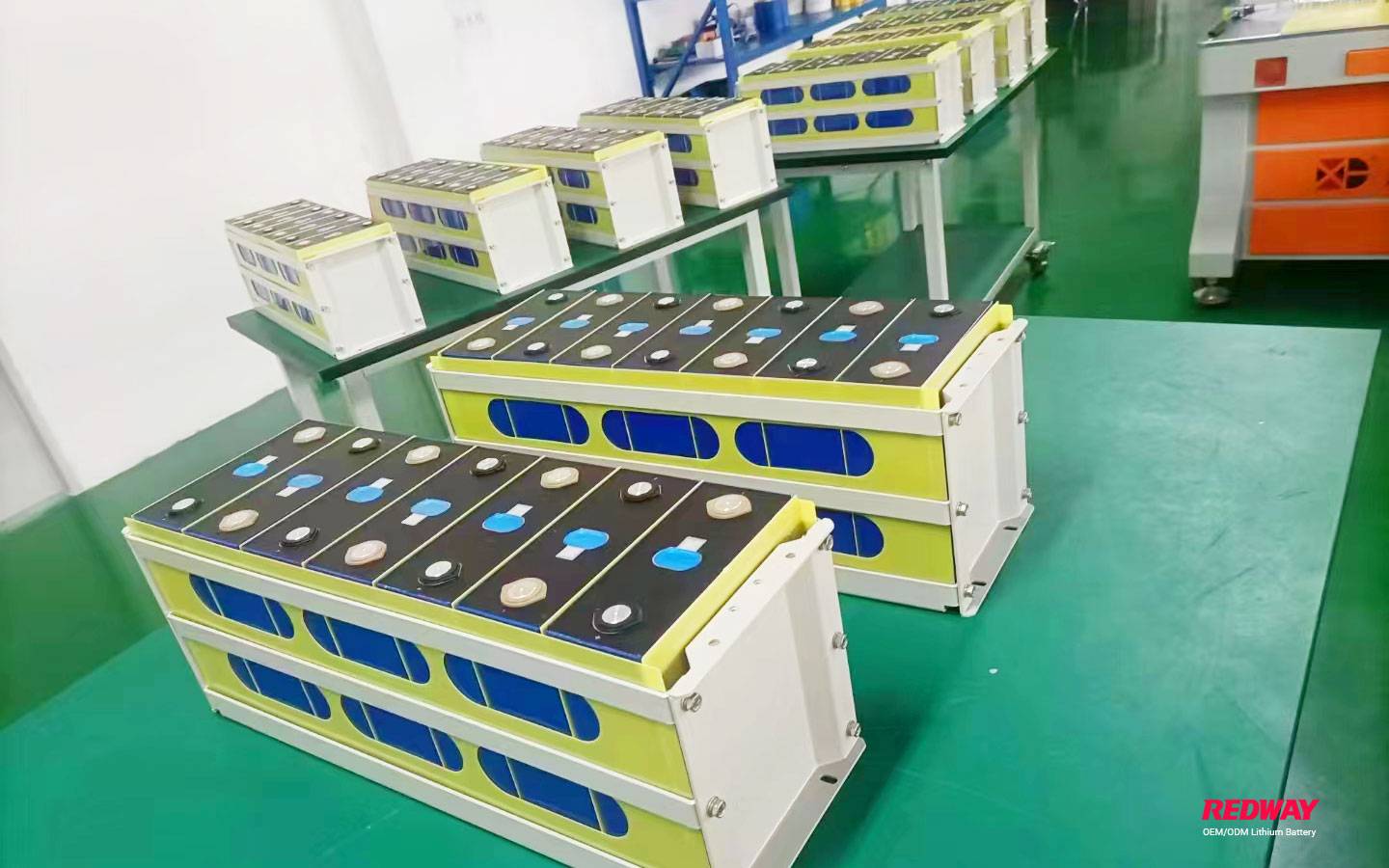 Power Lithium Battery Pack Product at Redway Power lithium battery factory.