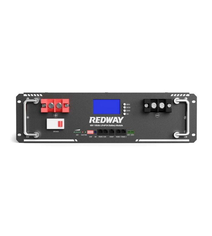telecom battery 48v 100ah server rack lithium snmp redway