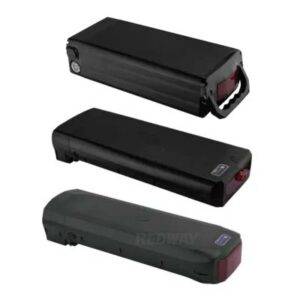 Rear e-bike lithium battery factory manufacturer oem redway BLACK