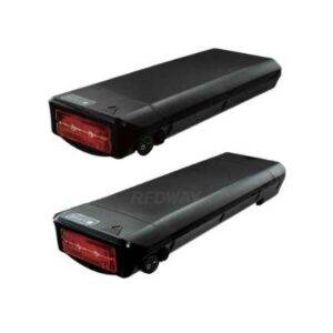 Rear e-bike lithium battery factory manufacturer oem redway BLACK